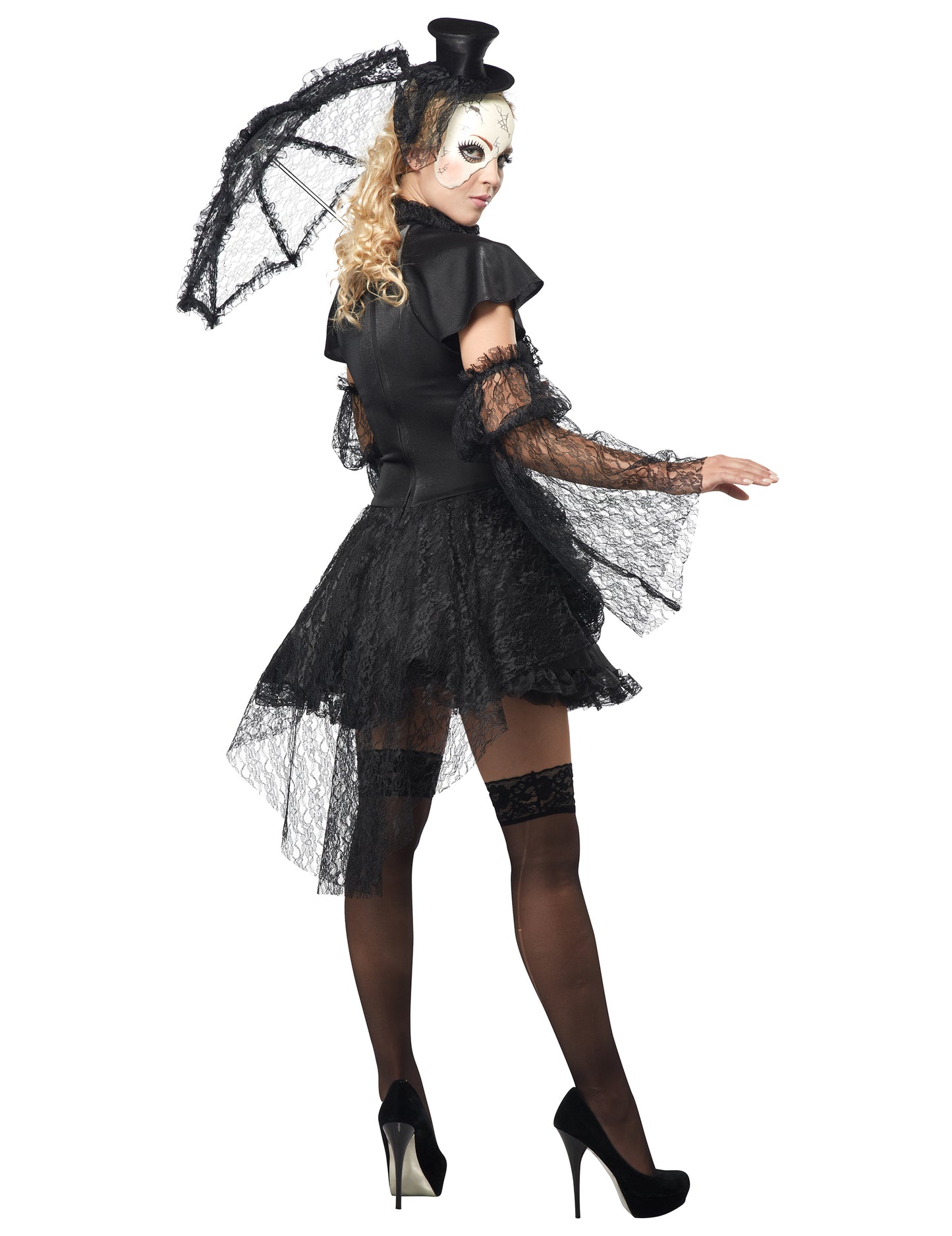Halloween Ženska gotska lutka preobleka