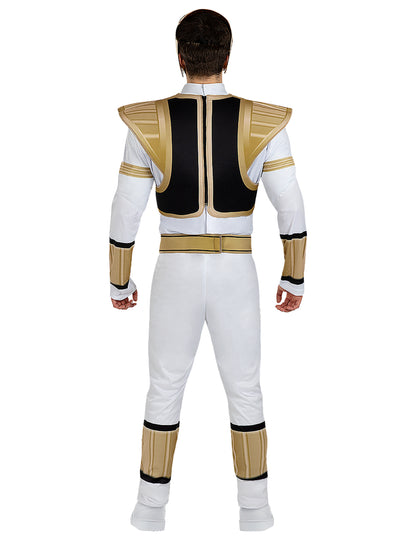 Odrasli beli kostum Power Ranger