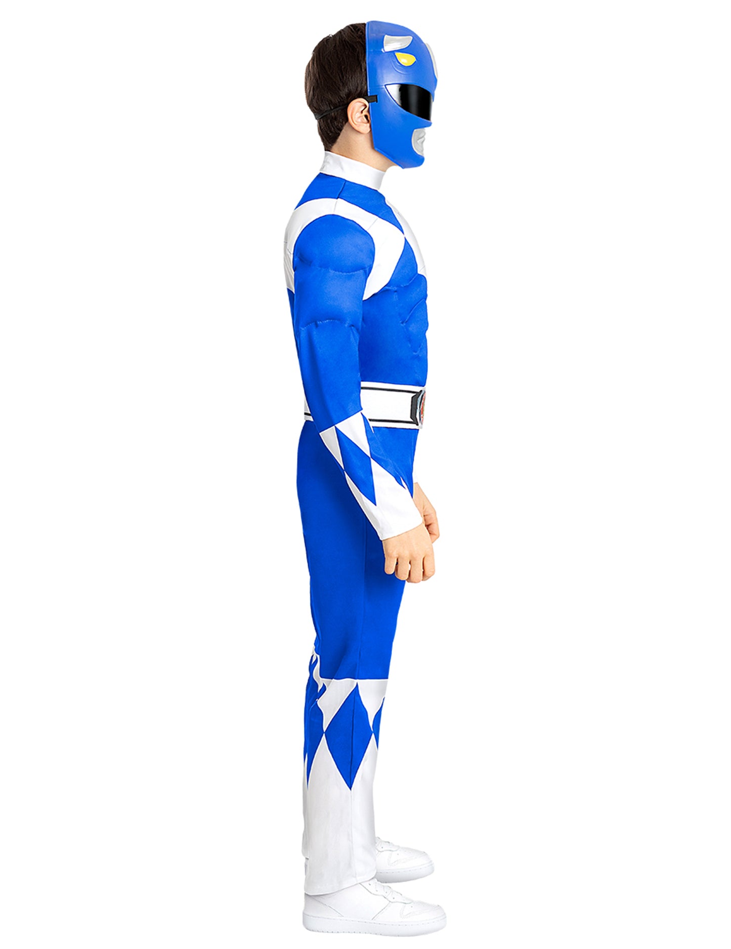 Mišičast modri kostum Power Ranger za otroke