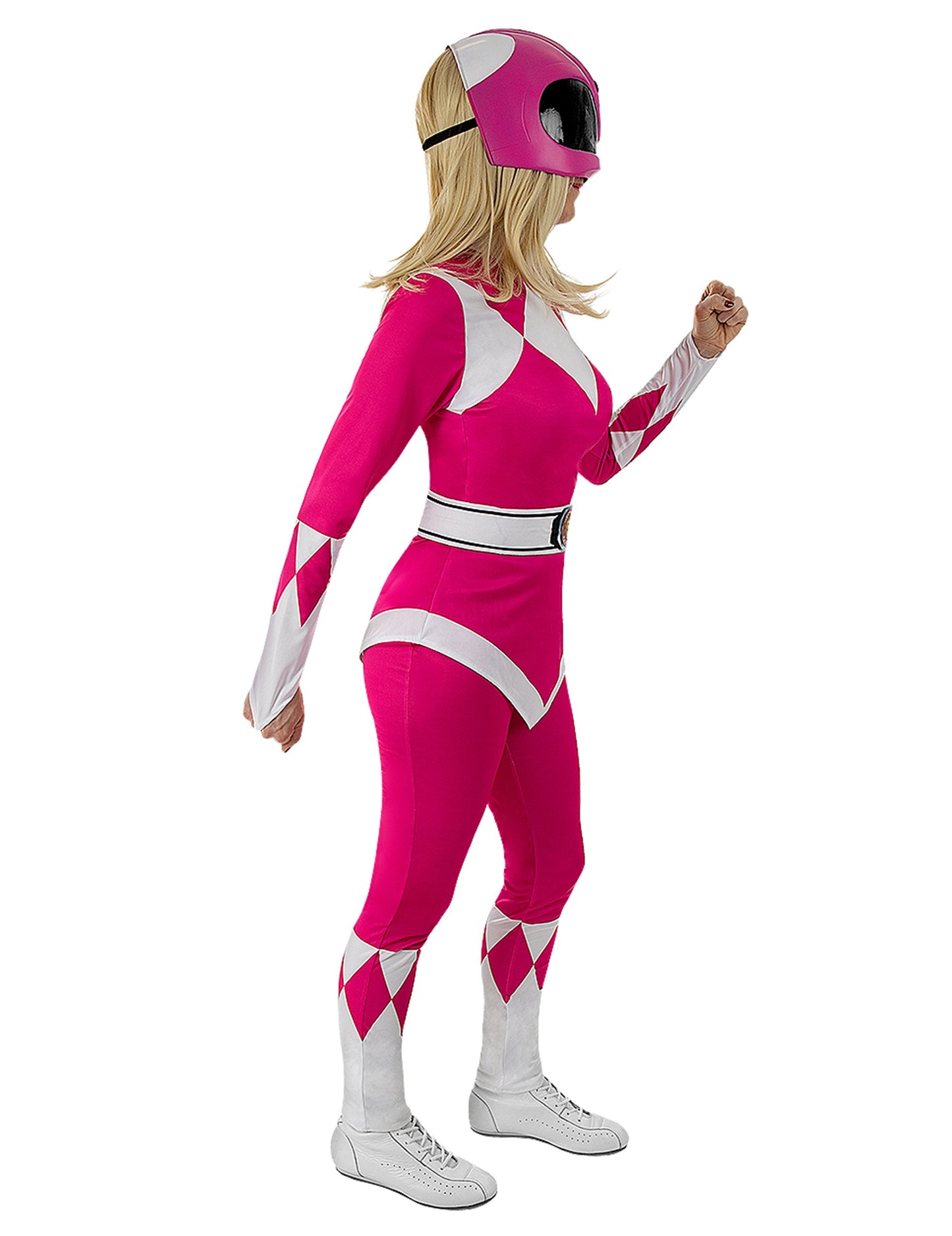 Odrasel roza kostum Power Ranger