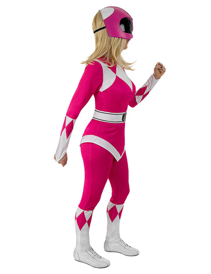 Odrasel roza kostum Power Ranger