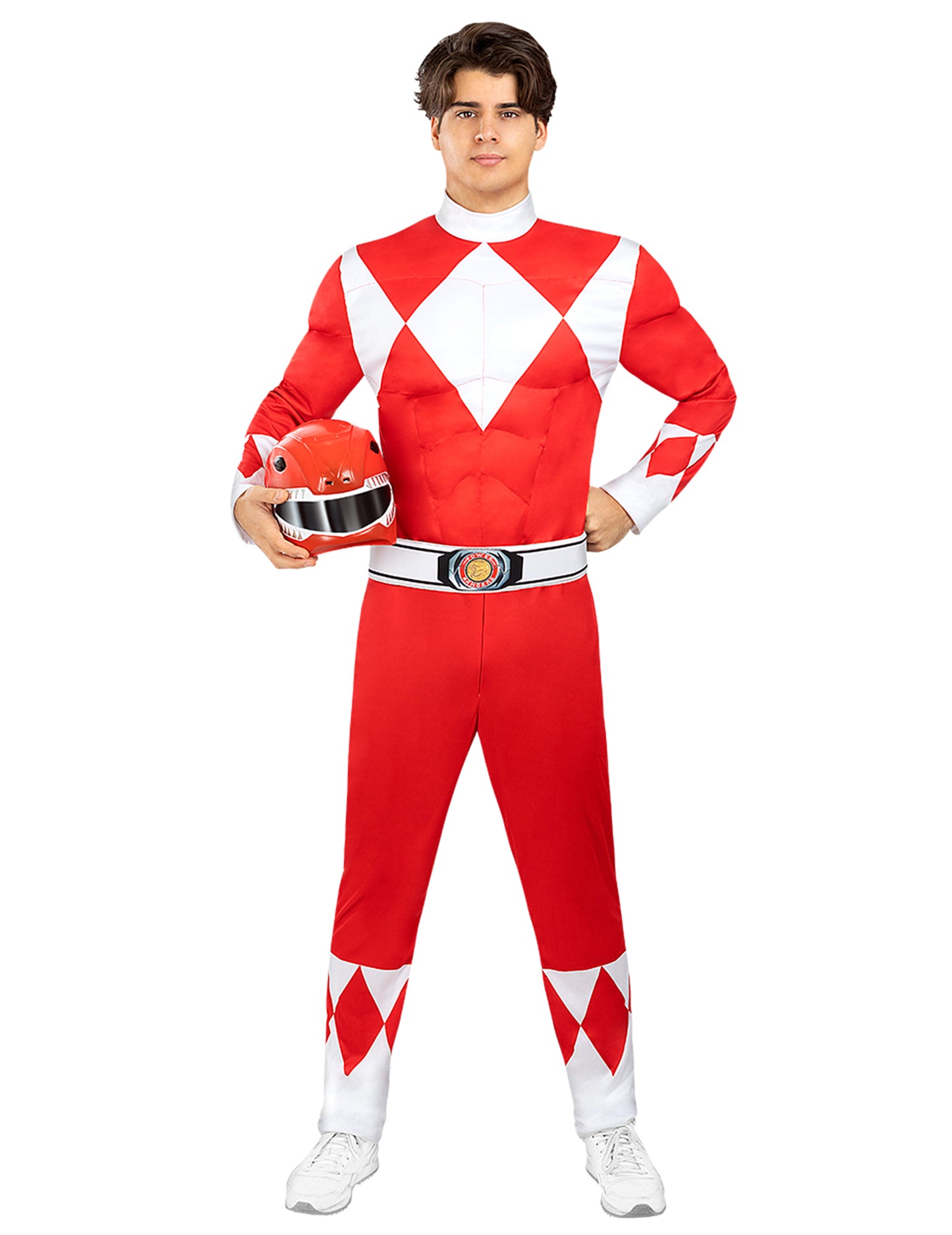 Rdeči kostum Power Ranger za odrasle