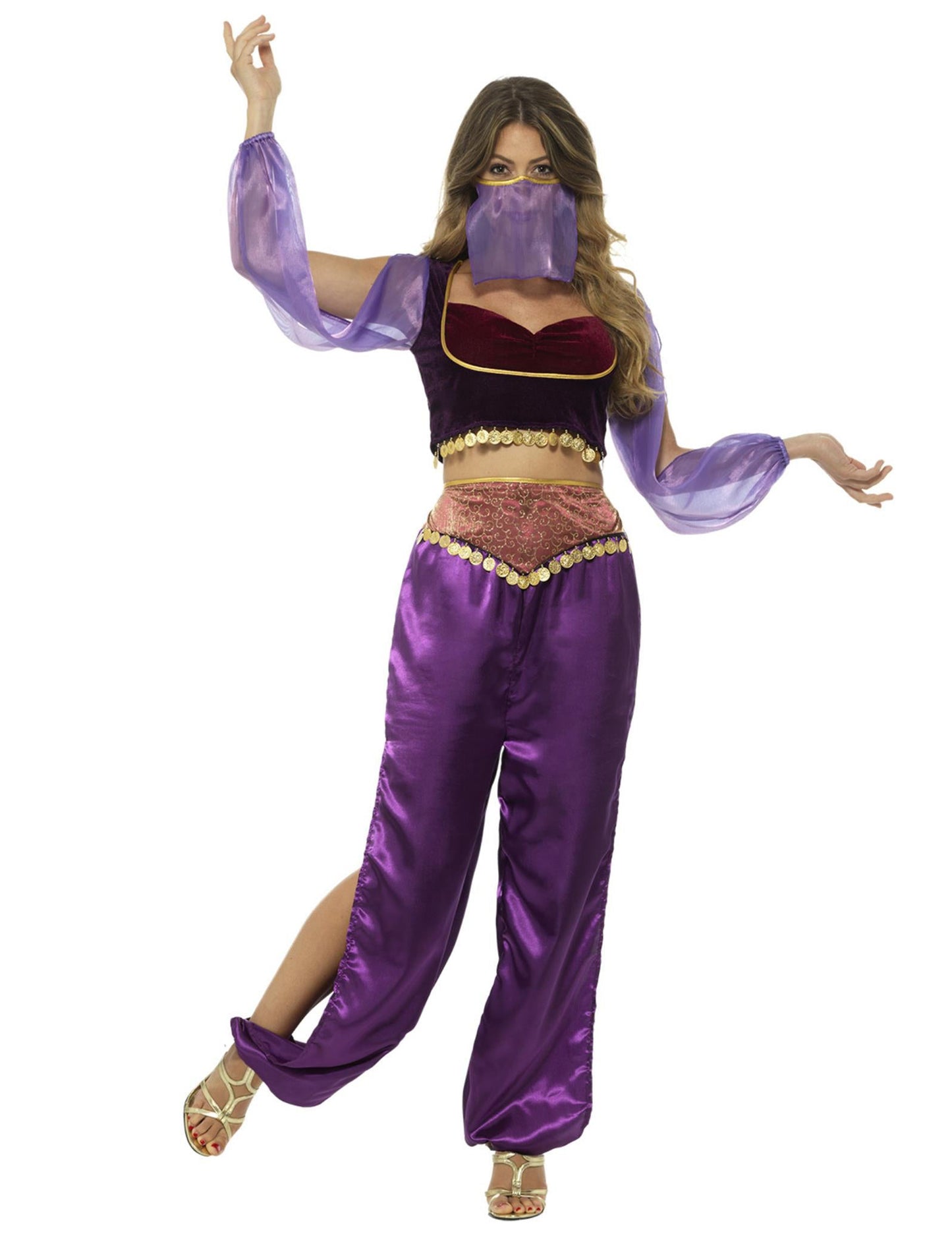 Kostume violette arabske princese