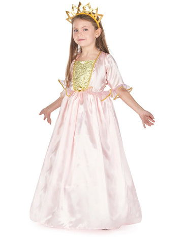 Princesa preobleka s tiara deklico