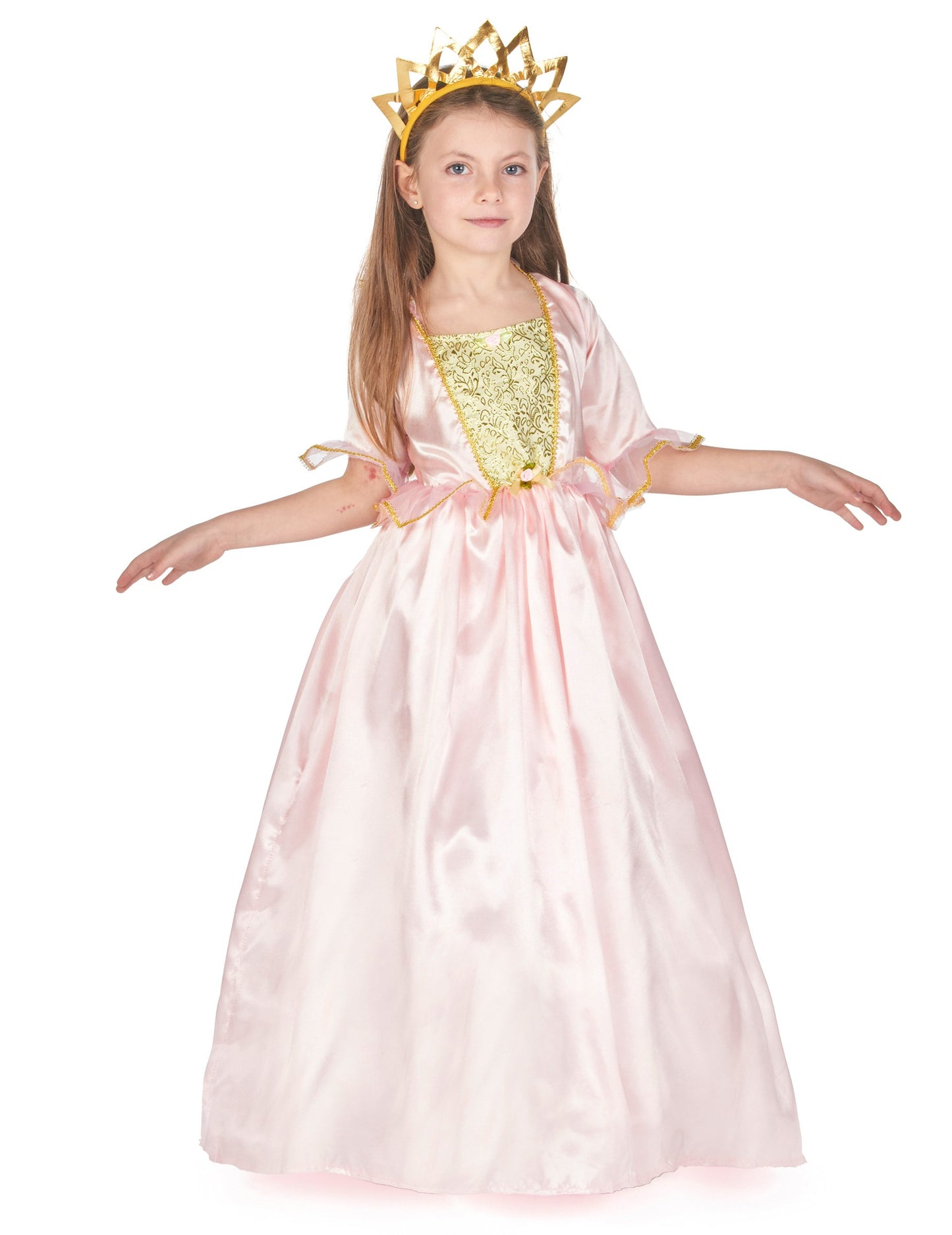 Princesa preobleka s tiara deklico