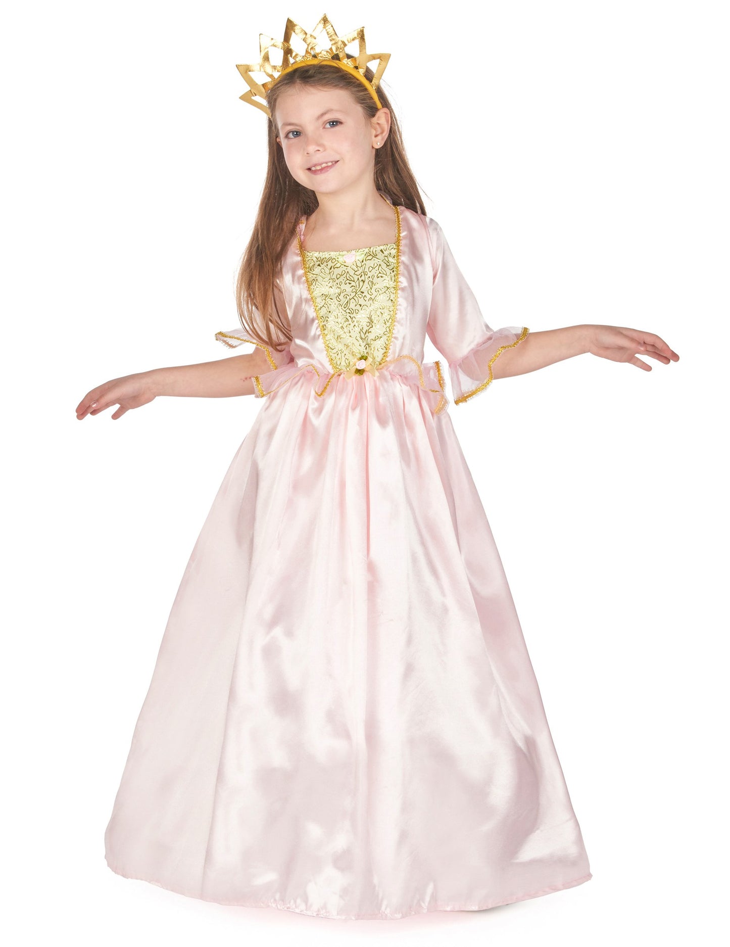 Princesa preobleka s tiara deklico
