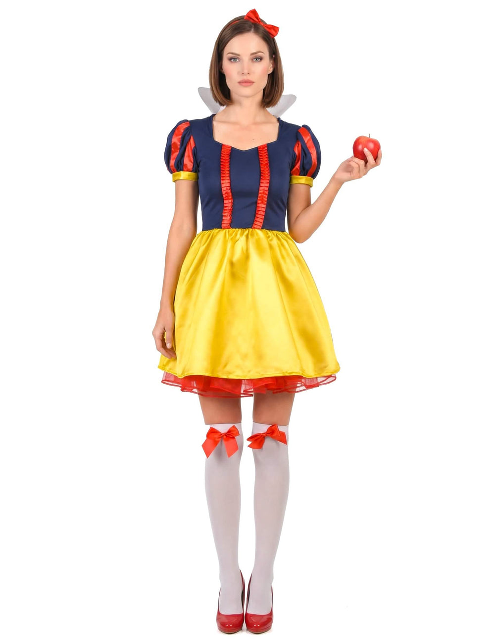 Pogled od spredaj na kostum Princesa 7 palčkov
