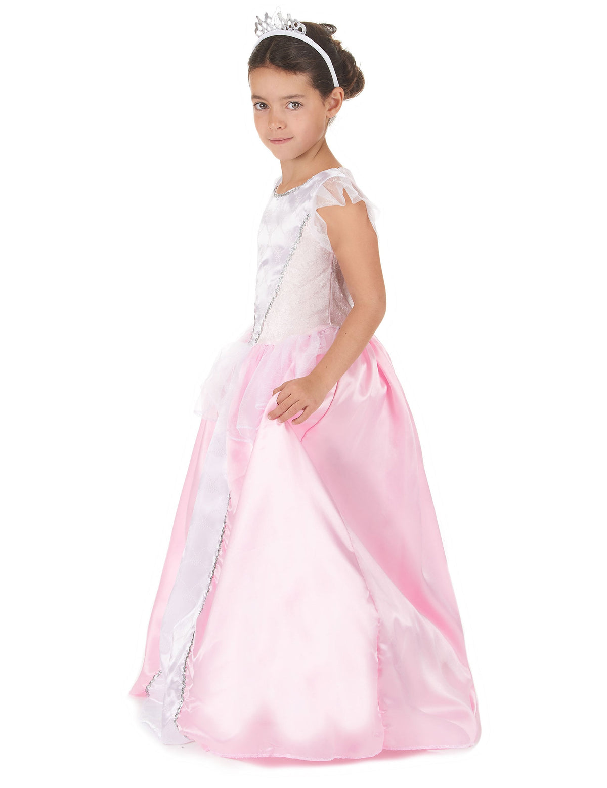 Vue de profil du déguisement de princesse