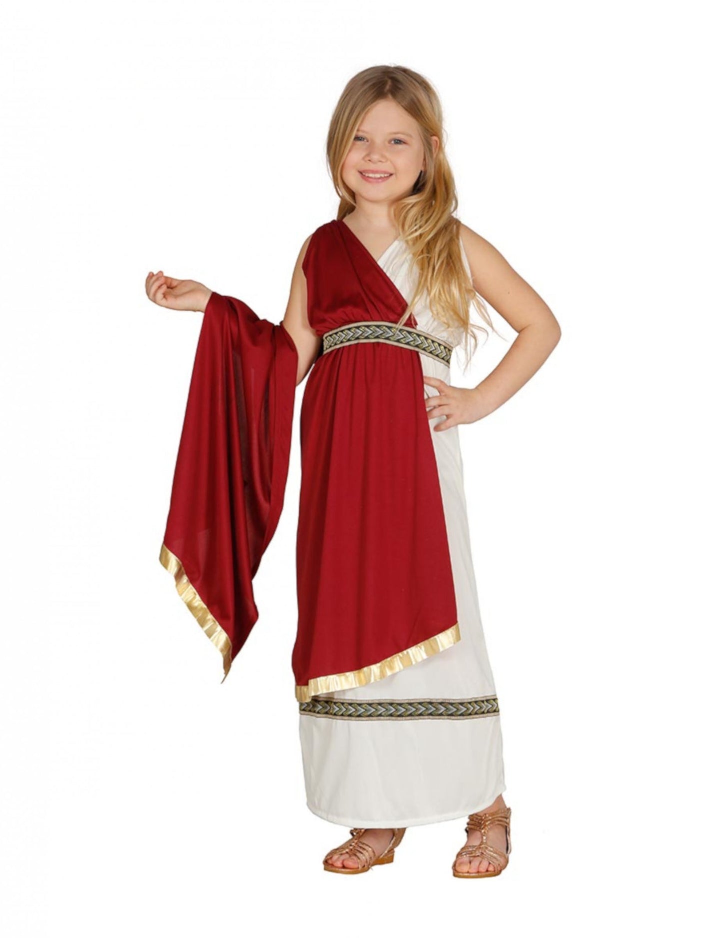 Rimska princesa kostume dekle