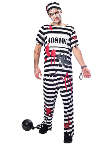 Moški zapornik preoblečen