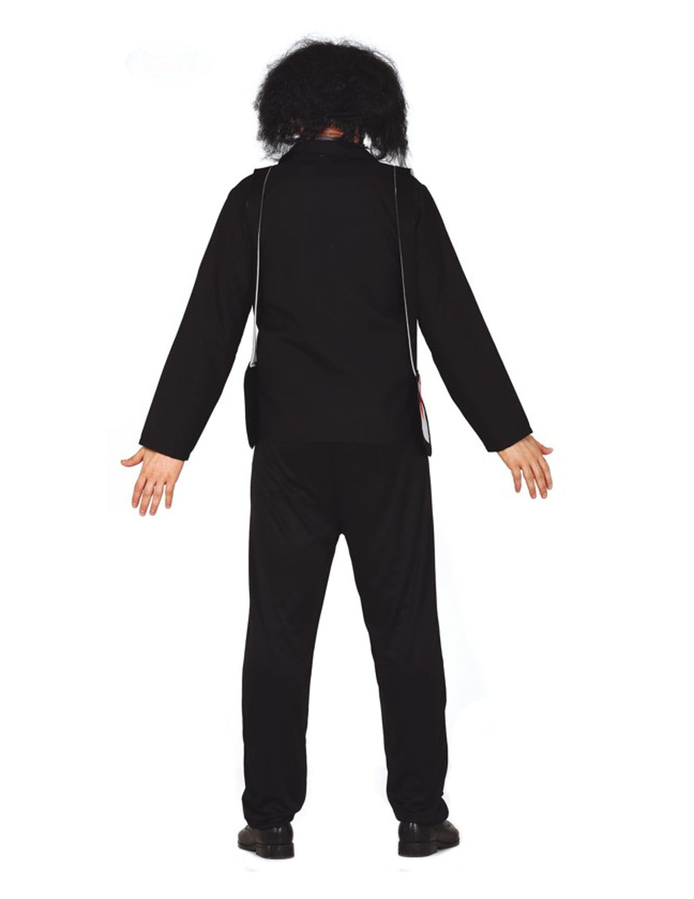 Vue de dos du déguisement de psychopathe tricycle pour homme