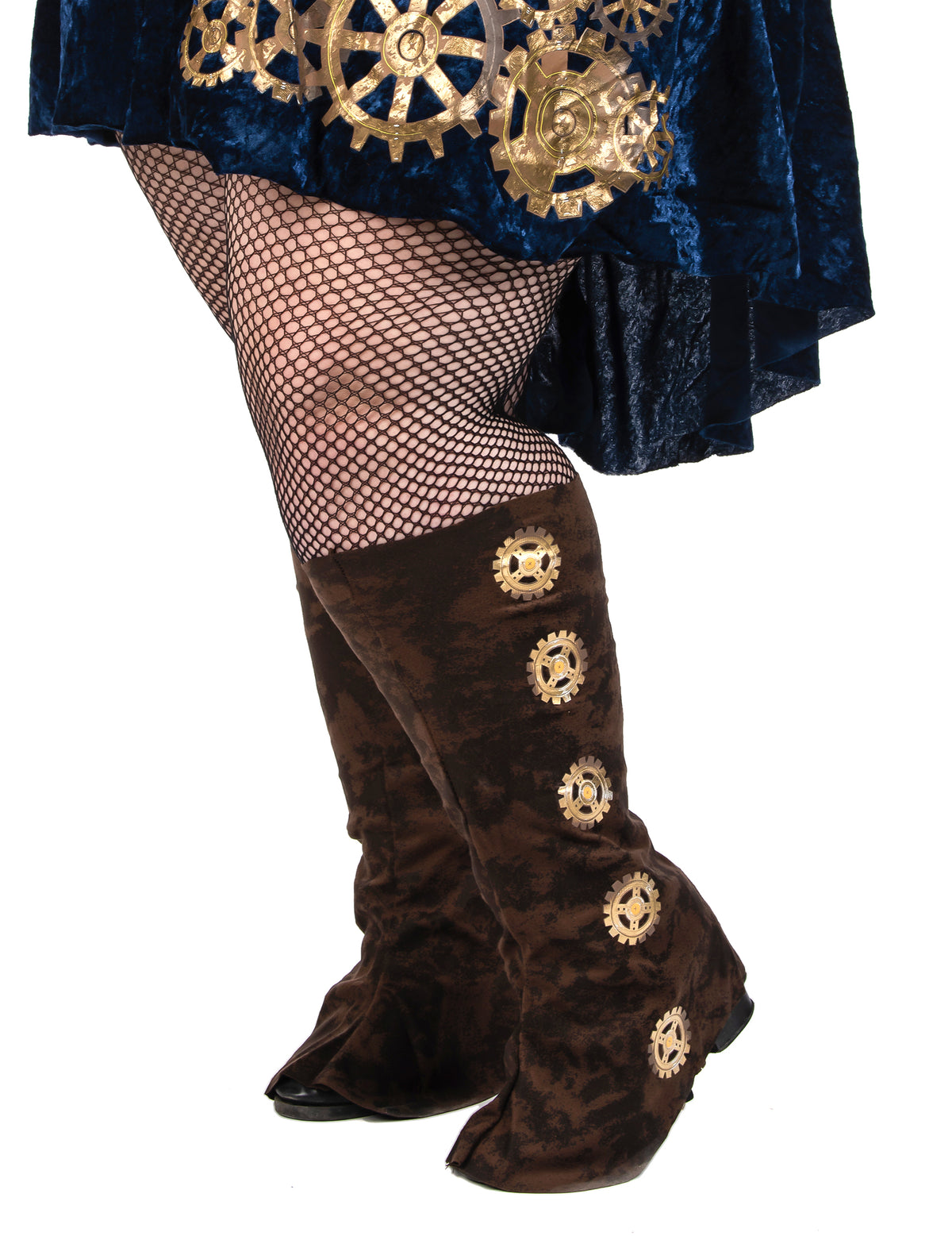 Futuristična retro preobleka steampunk velike velikosti