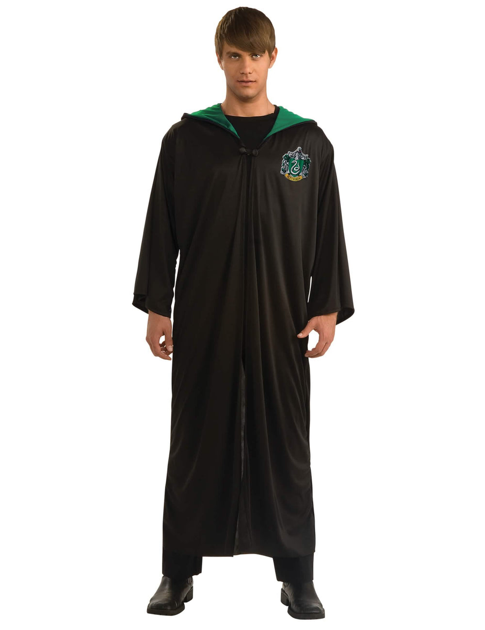 preobleka čarovniška obleka Serpentard Harry Potter™ za odrasli črna in zelena z grbom