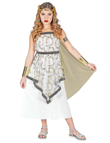 Grška boginja obleka preoblečena dekle