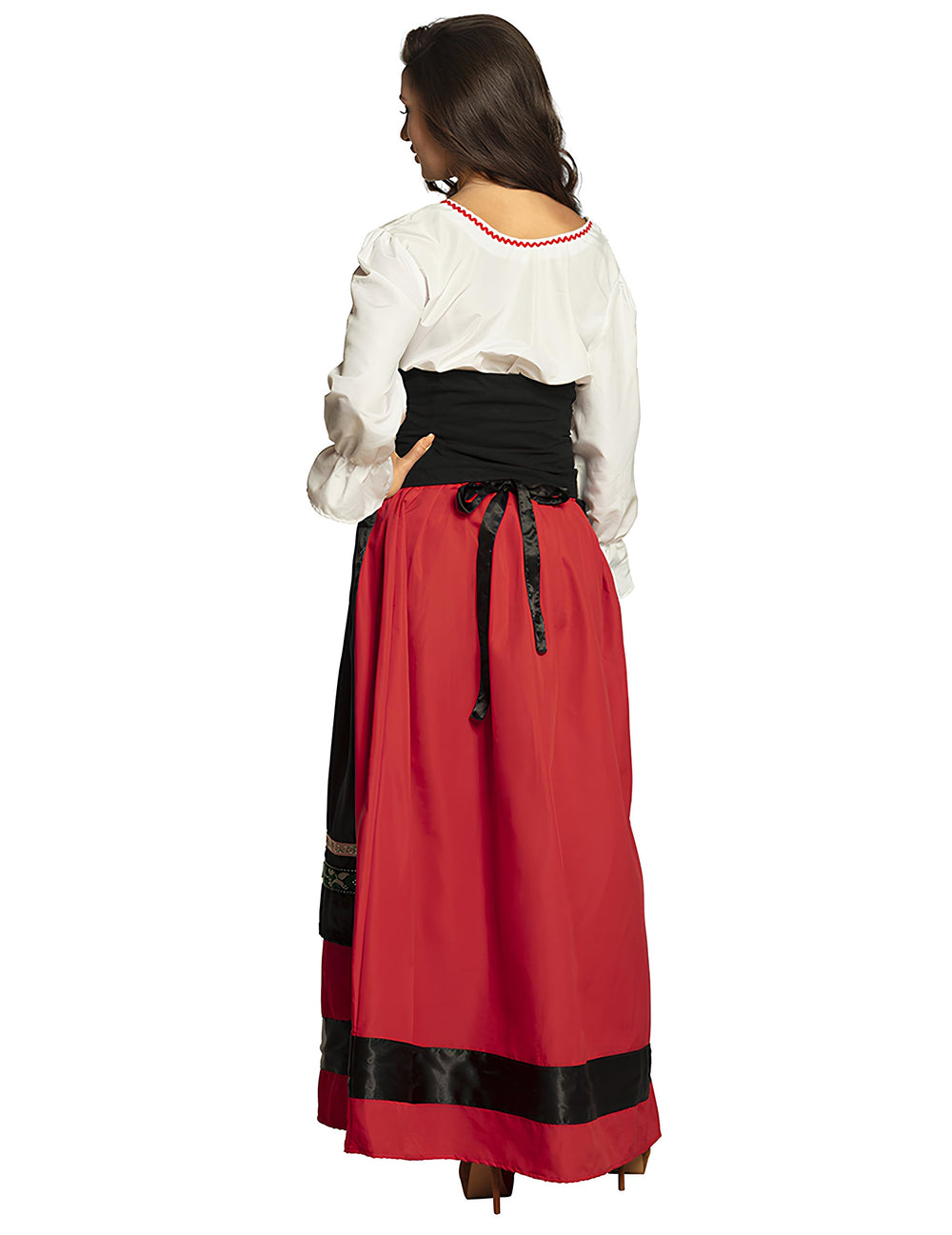 Vue de dos du déguisement robe longue Bavaroise