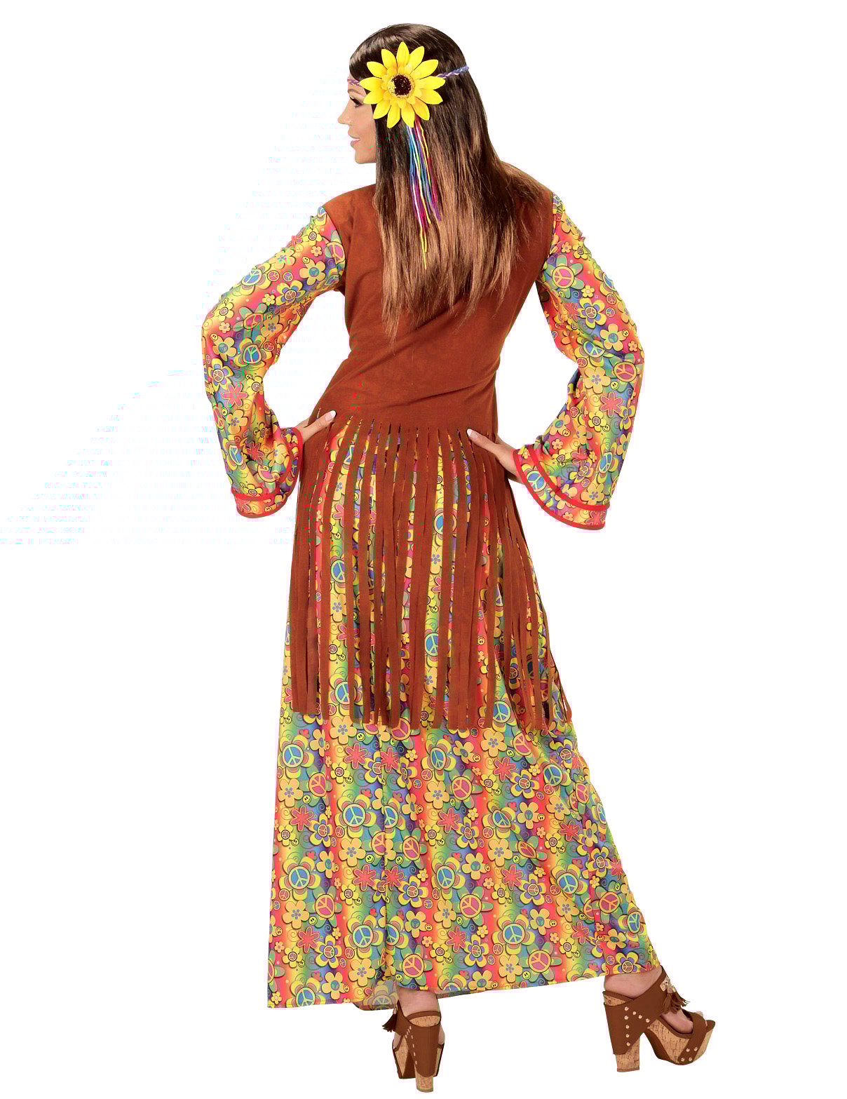 Hippie ženska hipi dolga obleka hipi