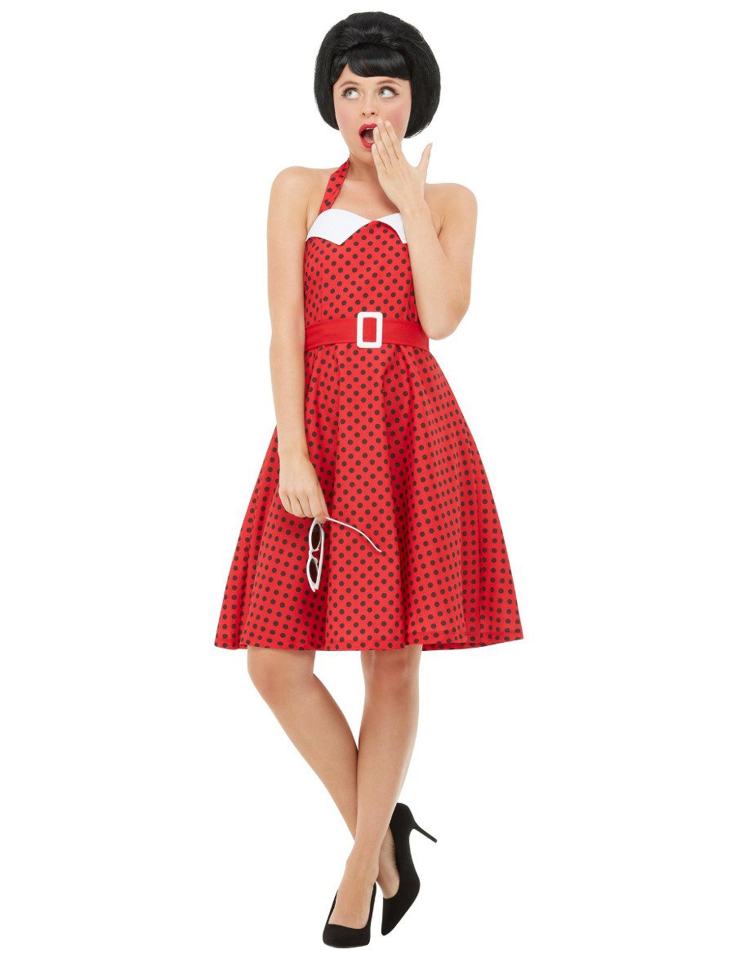 Rockabilly 50 -ih rdeči kostum