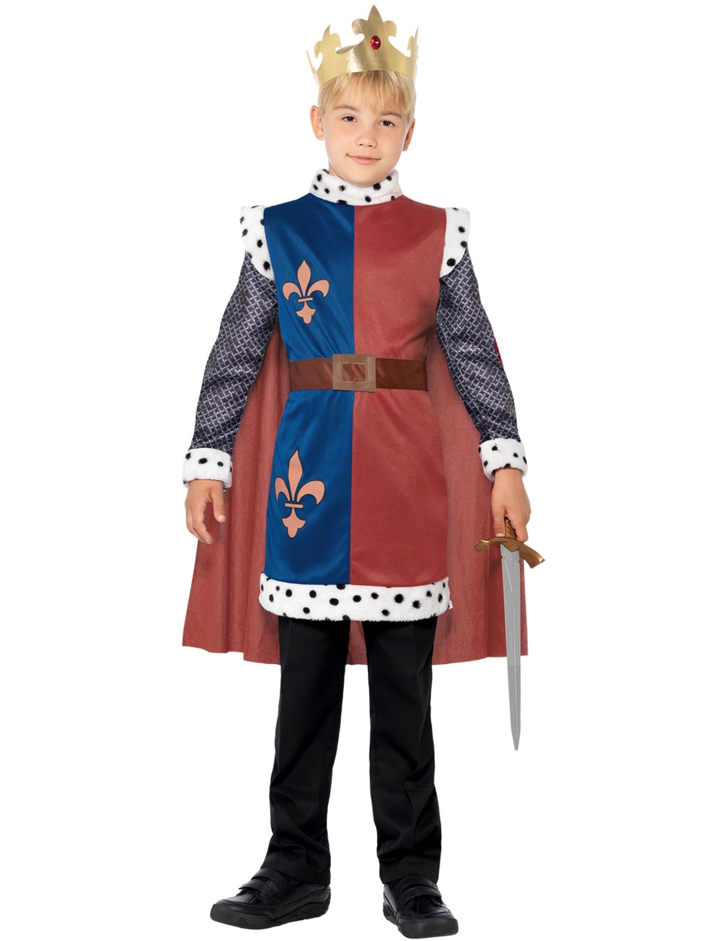 Médieval Boy King Costume