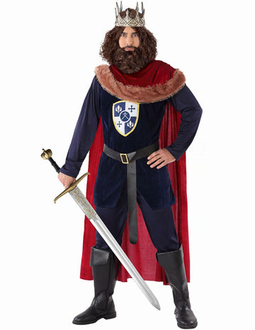 Srednjeveški kralj moški kostum