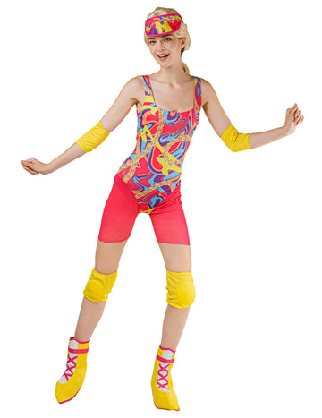 Kostum fluo fluo girl roller
