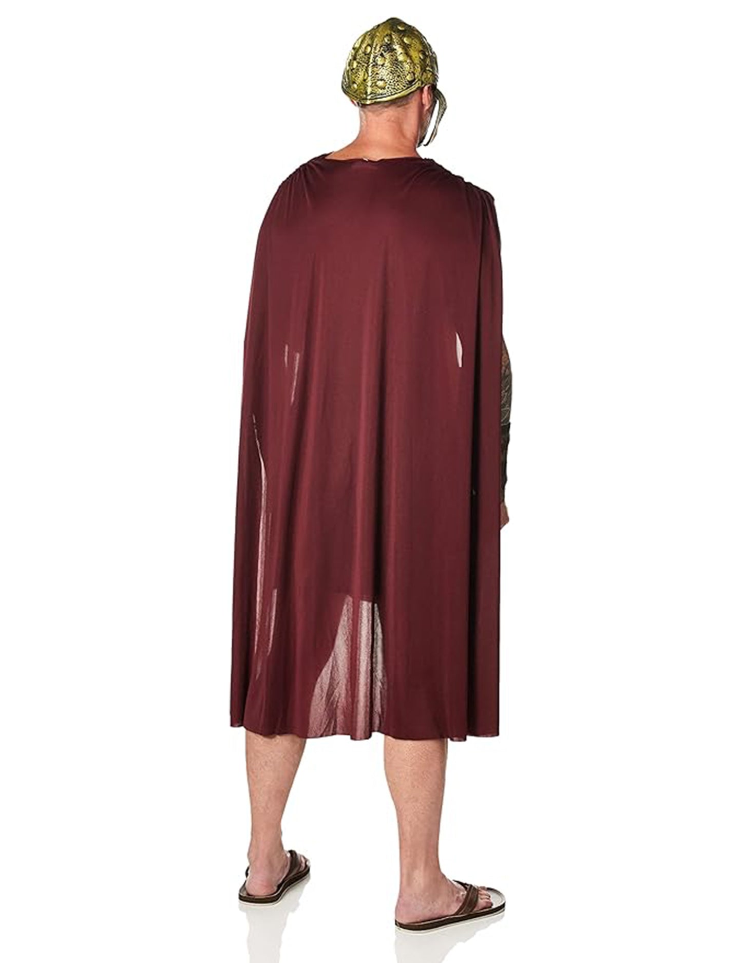 Pogled zadaj na rimski kostum