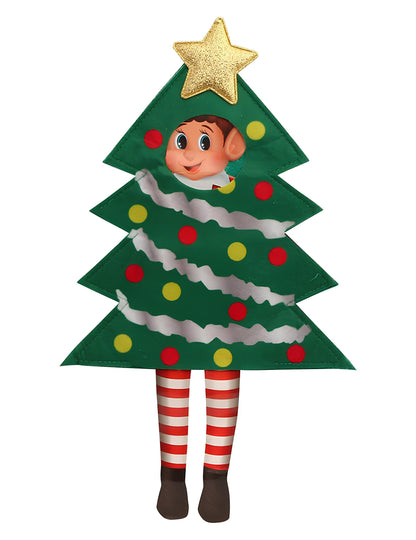 Kostum božičnega drevesa za lutko Joker Elf