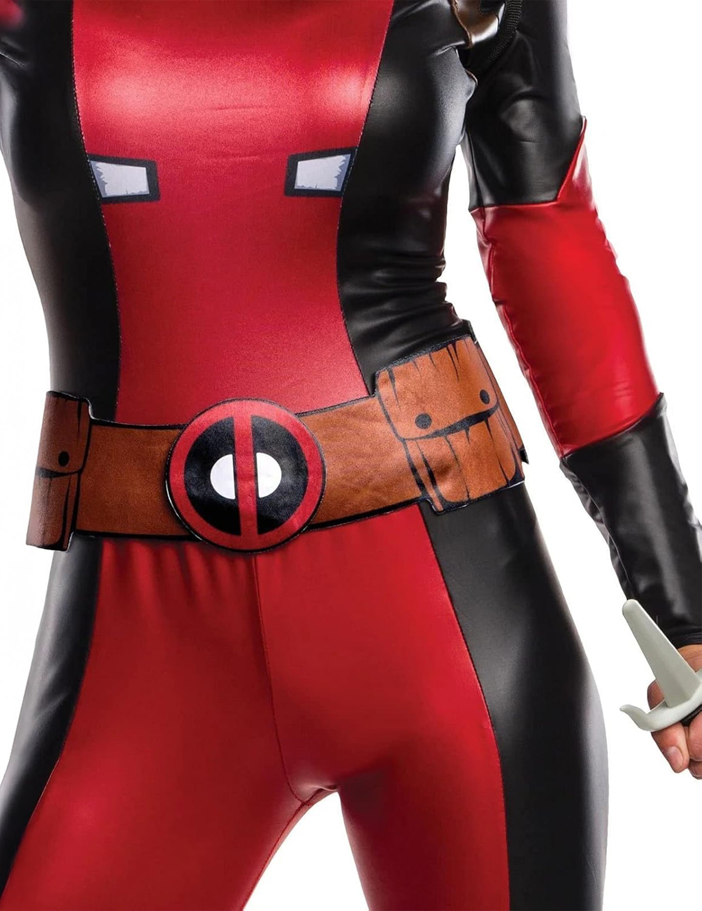 Seksi preoblečena Lady Deadpool Woman