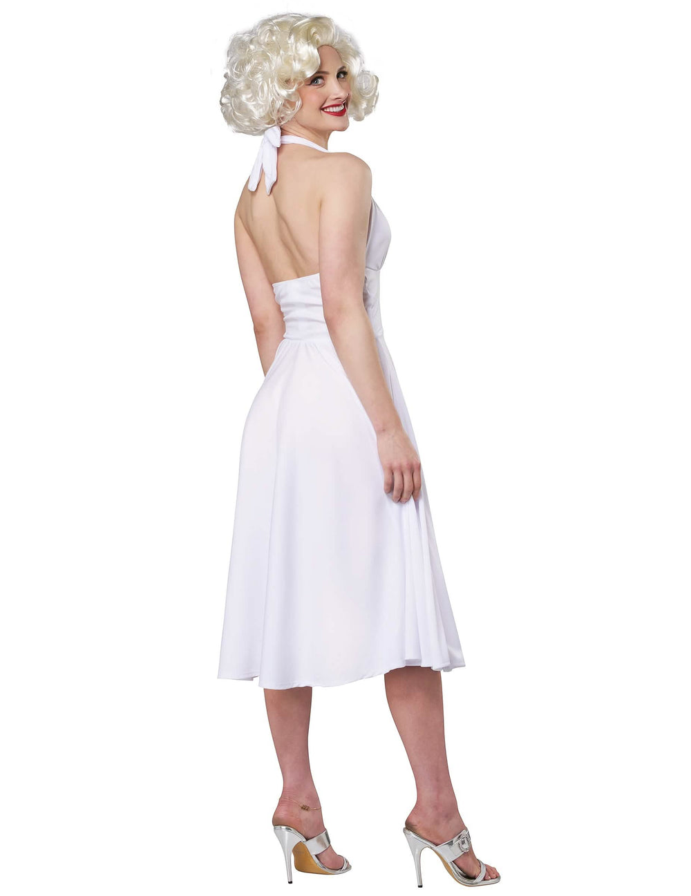 Pogled od zadaj na seksi kostum Marilyn