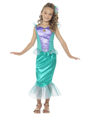 Kostum morske deklice z dekliškimi tehtnicami