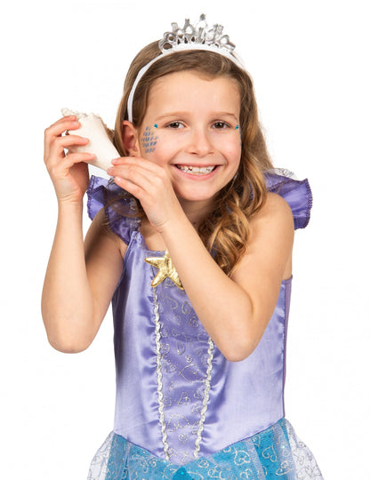 Deklica sirena kostum