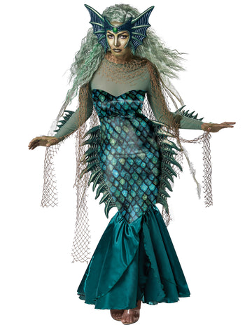 Ženska zlobna sirena preoblečena