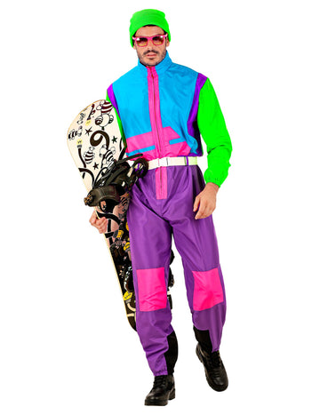 Veliki kostum za deskarje za odrasle Fluo