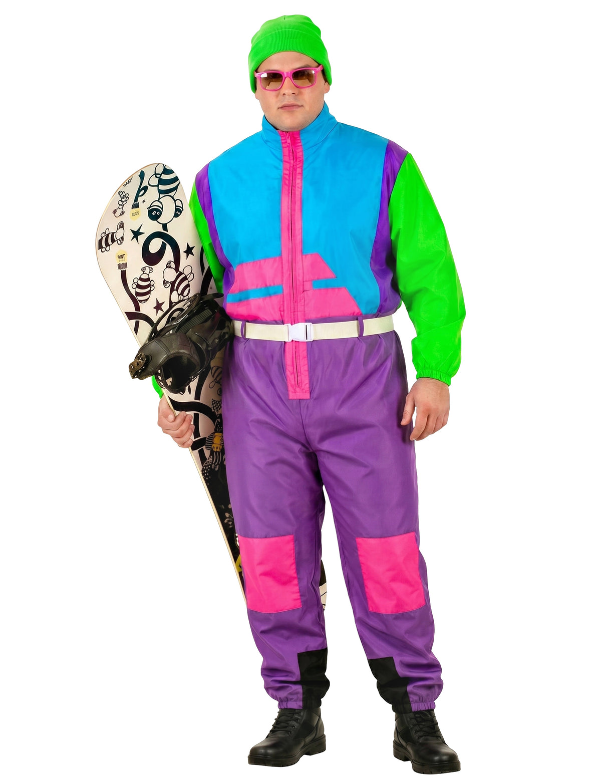 Veliki kostum za deskarje za odrasle Fluo
