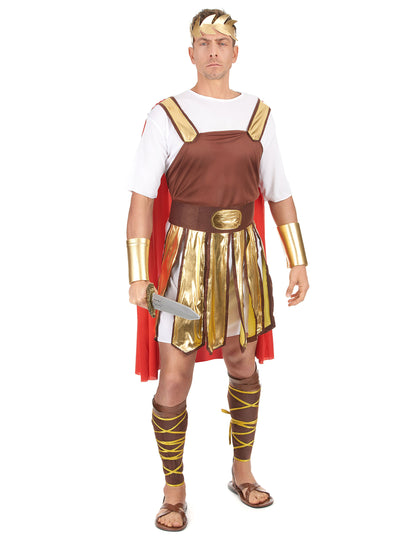 Rdeča moška kostum rimskega gladiatorja
