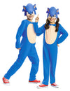 Déguisement Sonic basique pour enfant bleu avec masque