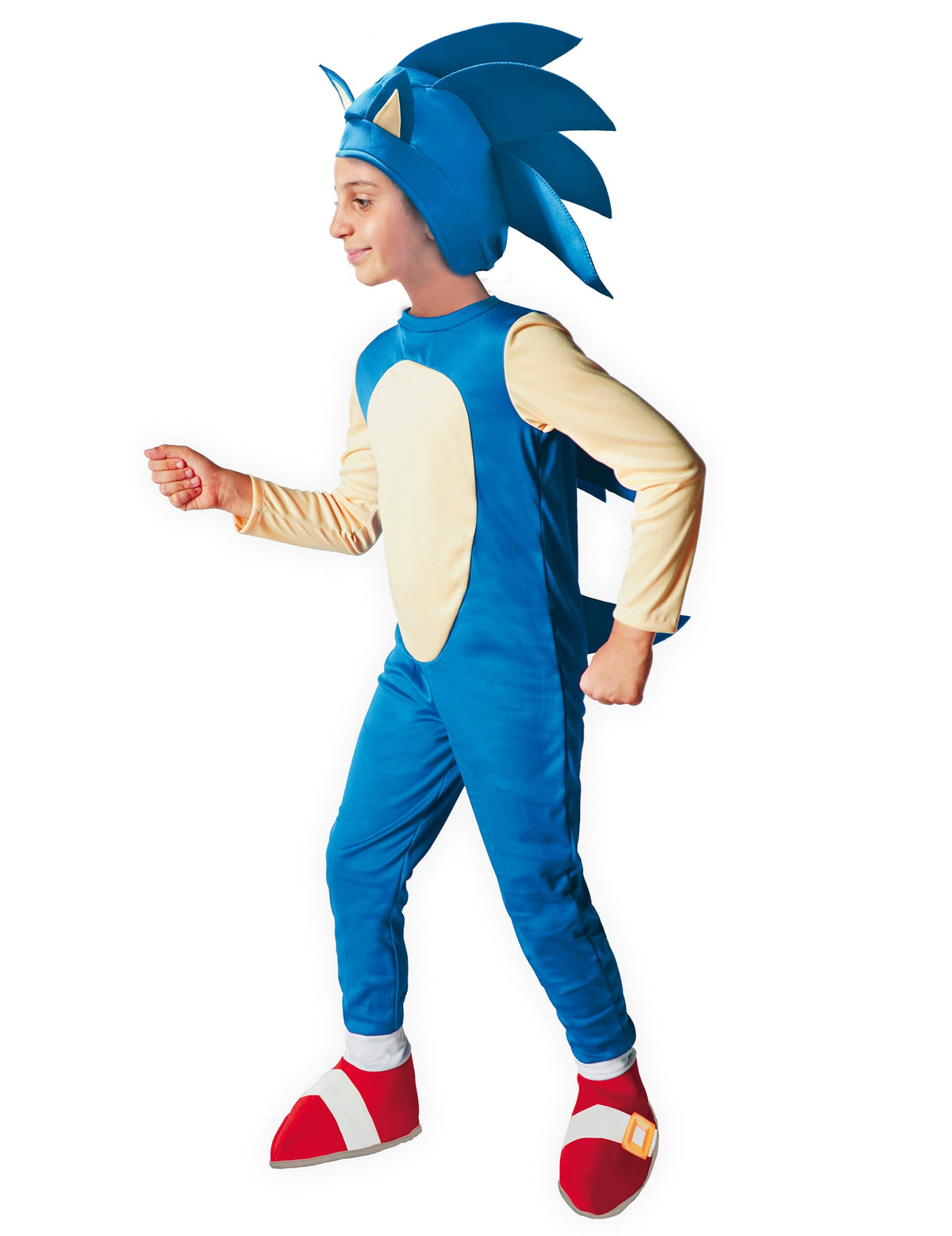 Déguisement Sonic le hérisson pour enfant bleu et beige