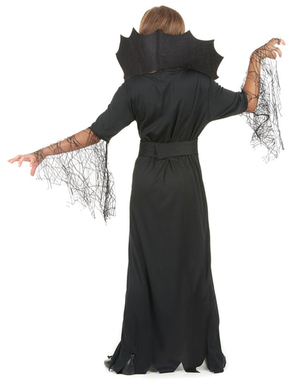 Halloween pozlačena pajkova čarovnica preoblečena