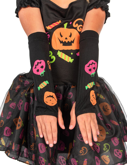 Bučna čarovniška kostume dekle