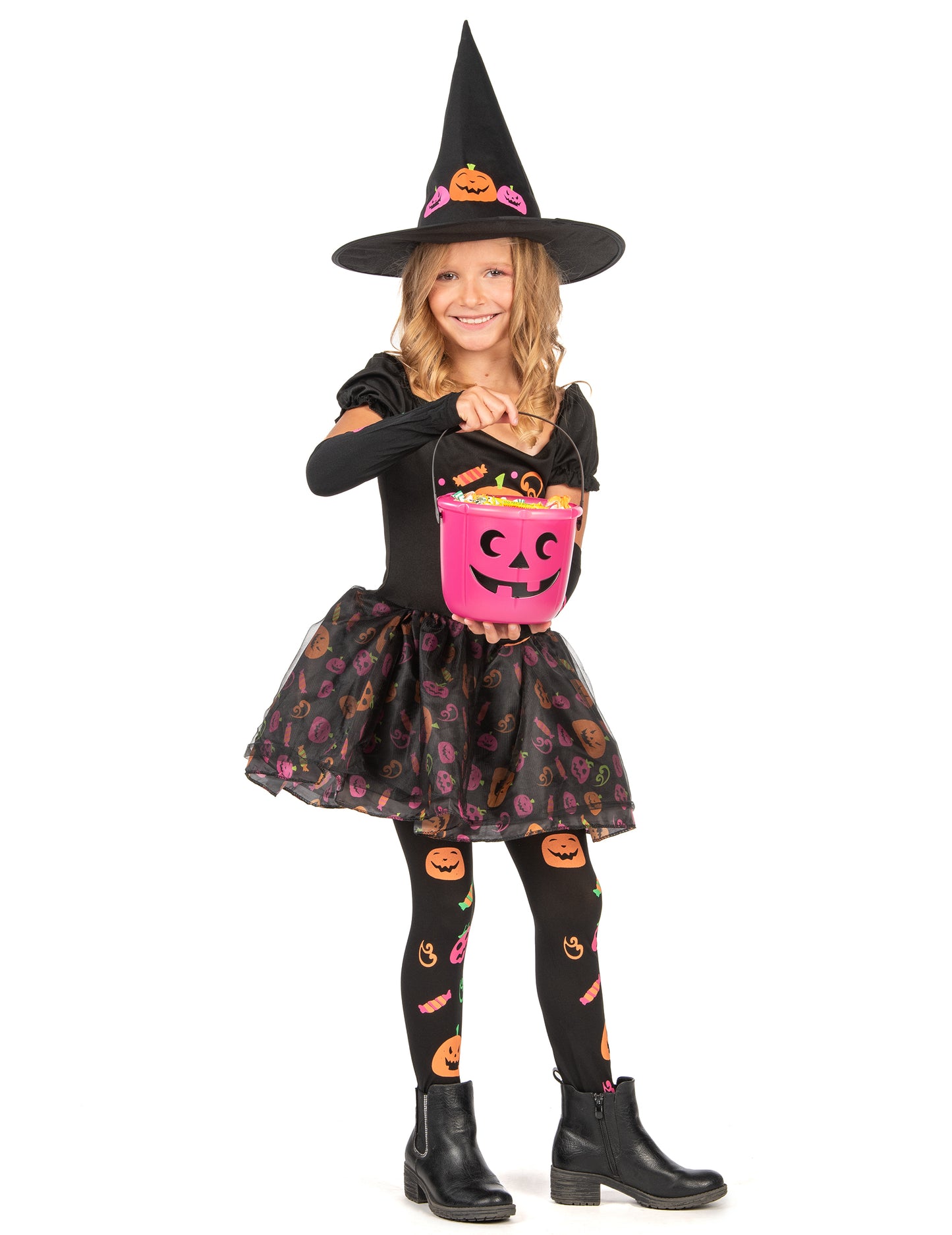 Bučna čarovniška kostume dekle