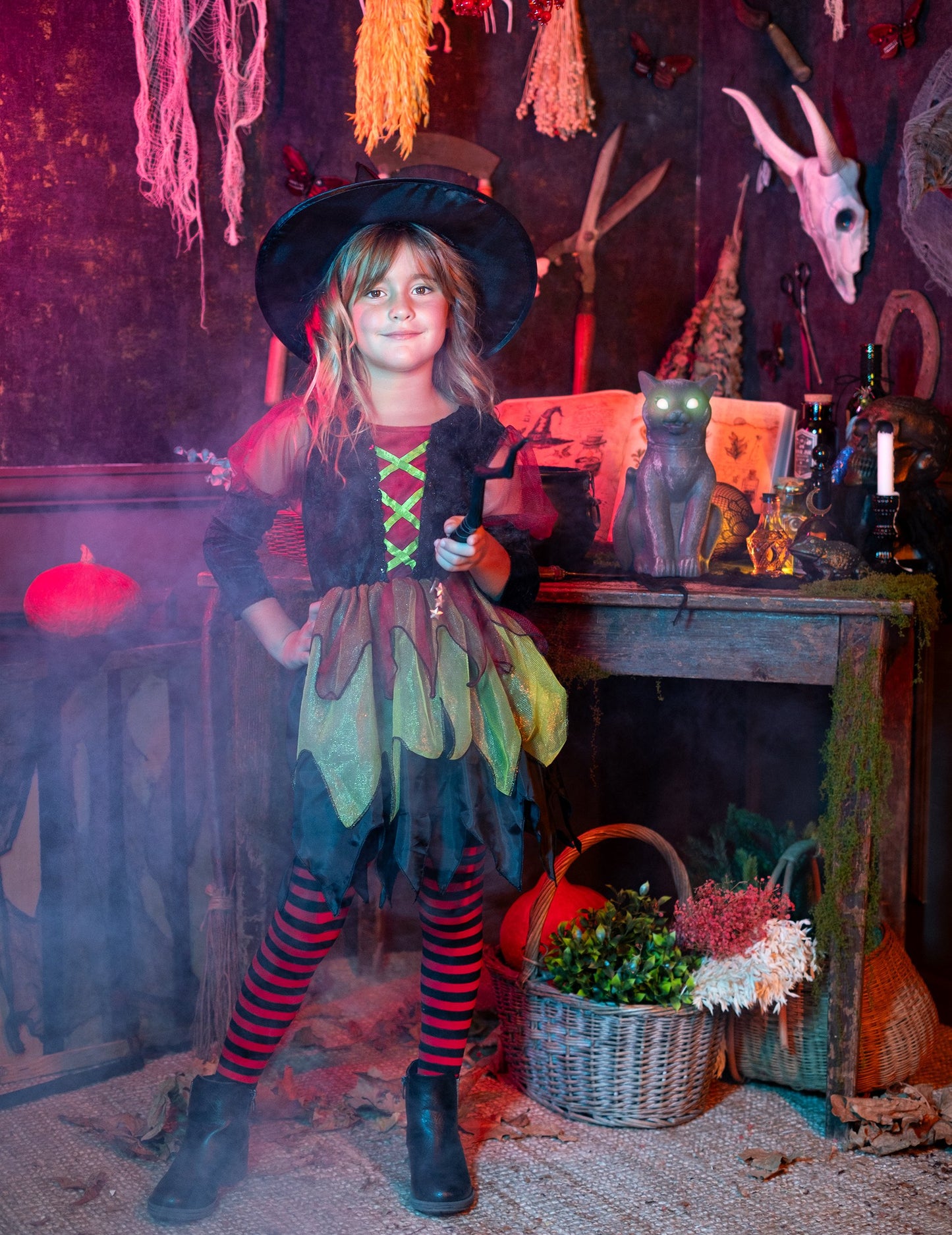 Halloween lesena lesena preobleka