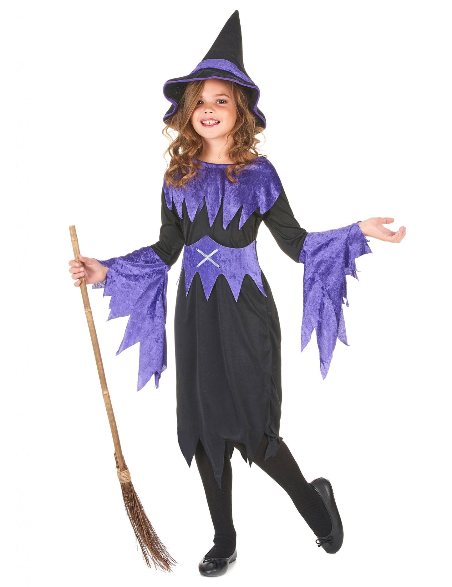 Halloween dekle vijolična preobleka