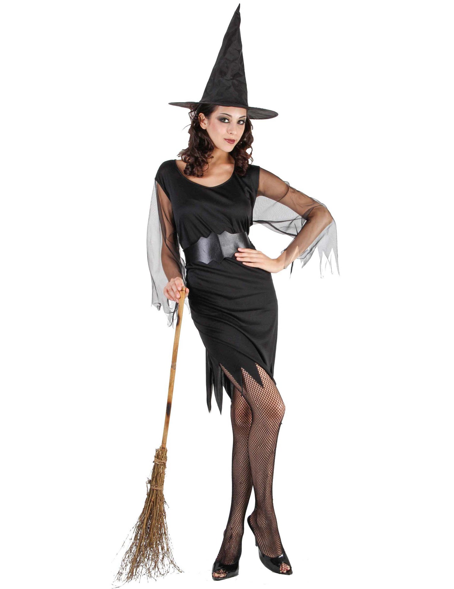 Čarovniški kostumski rokavi v tilski ženski Halloween