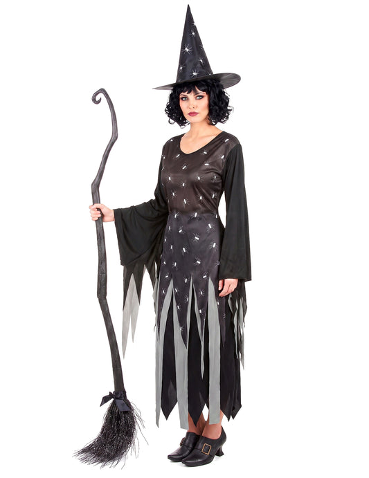 Halloween dolgočasno čarovniška kostum