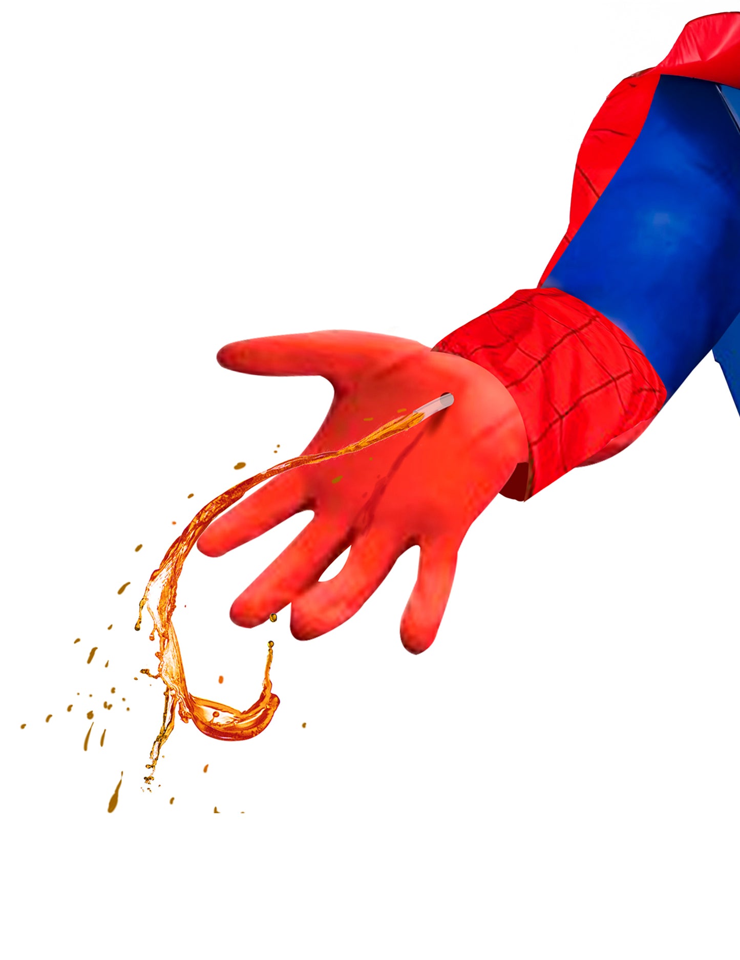 Kostum Spiderbar za odrasle z izstreljevalnikom tekočine