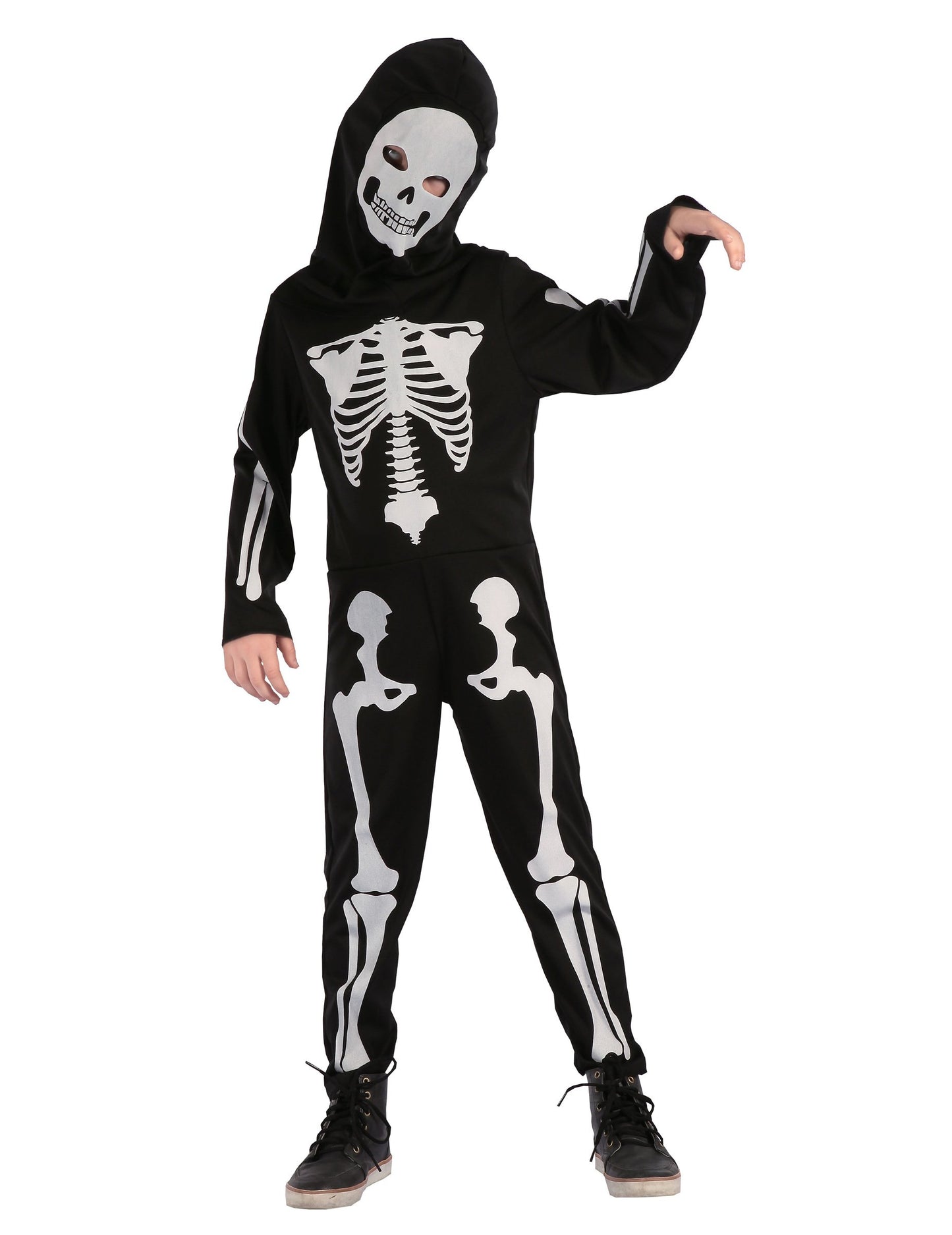 Otroški artikuliran skeletni kostum