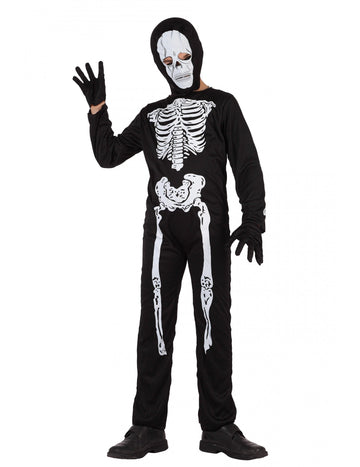 Halloween Otroški skeletni kostum
