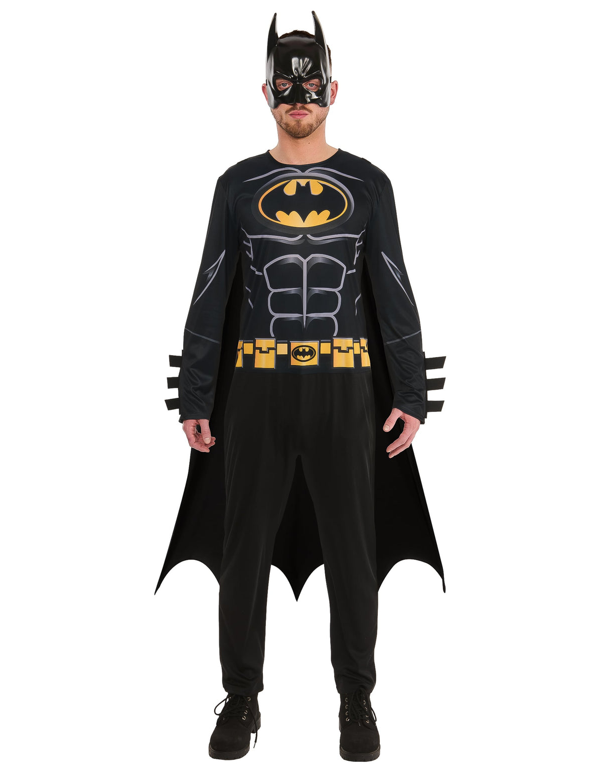 Vue de face du déguisement standard Batman pour adulte