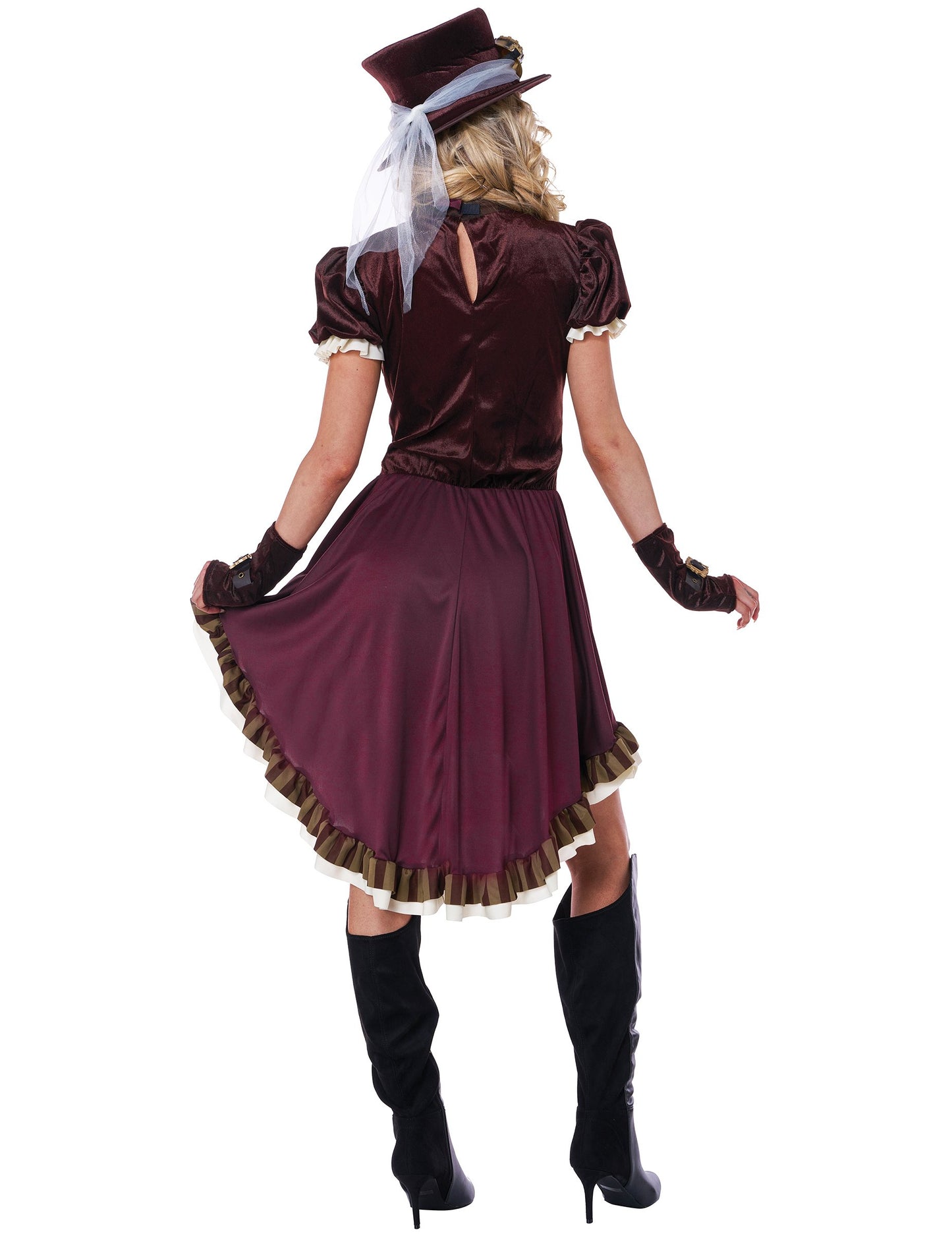 Bordeaux Woman Steampunk kostum