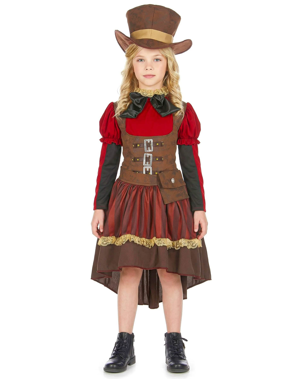 Pregled luksuznega steampunk kostuma za dekle