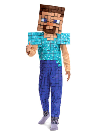 Steve Minecraft Osnovni otroški kostum